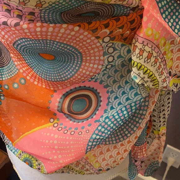 3/$20 Amazing multicolored sheer mandala scarf! - Picture 14 of 16